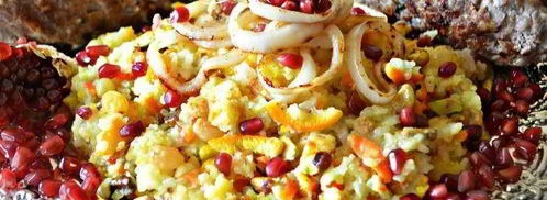 королевский персидский плов с люля-кебабом из баранины. Шаг 13