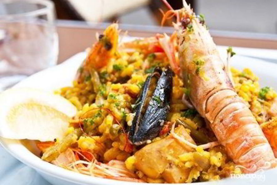 Рецепт паэльи в мультиварке с морепродуктами