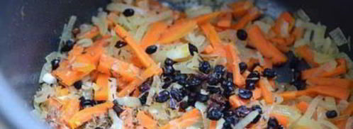 плов без мяса в мультиварке. Шаг 2