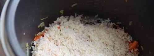 плов без мяса в мультиварке. Шаг 3