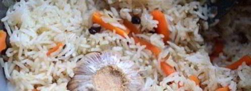 плов без мяса в мультиварке. Шаг 4