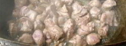 плов из баранины в казане. Шаг 4