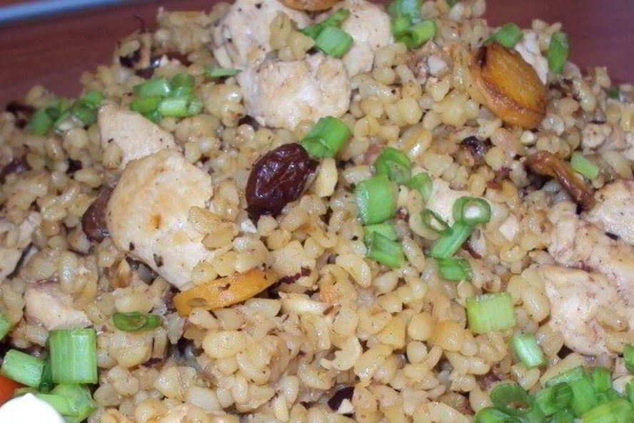 Рецепт плова из булгура с курицей