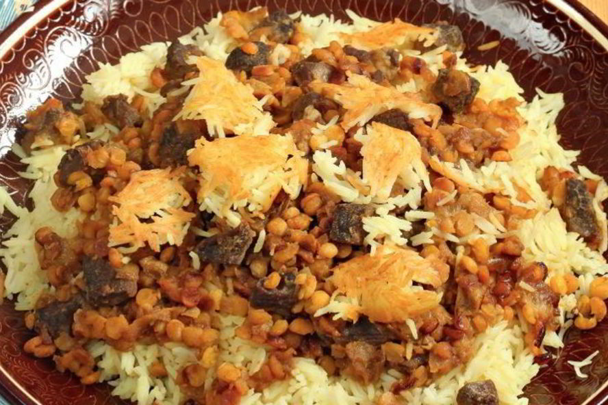 Рецепт плова с бараниной и айвой