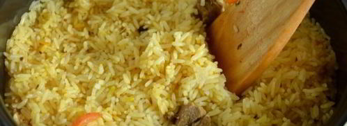 плов с индейкой в мультиварке. Шаг 7