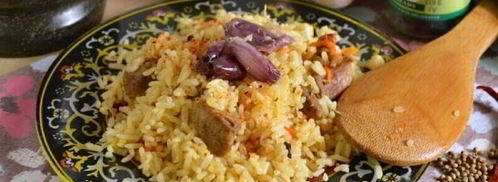 плов с индейкой в мультиварке. Шаг 8