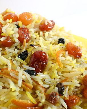 Плов с курагой и изюмом