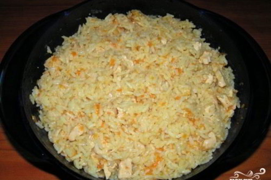 Рецепт плова с курицея в микроволновке