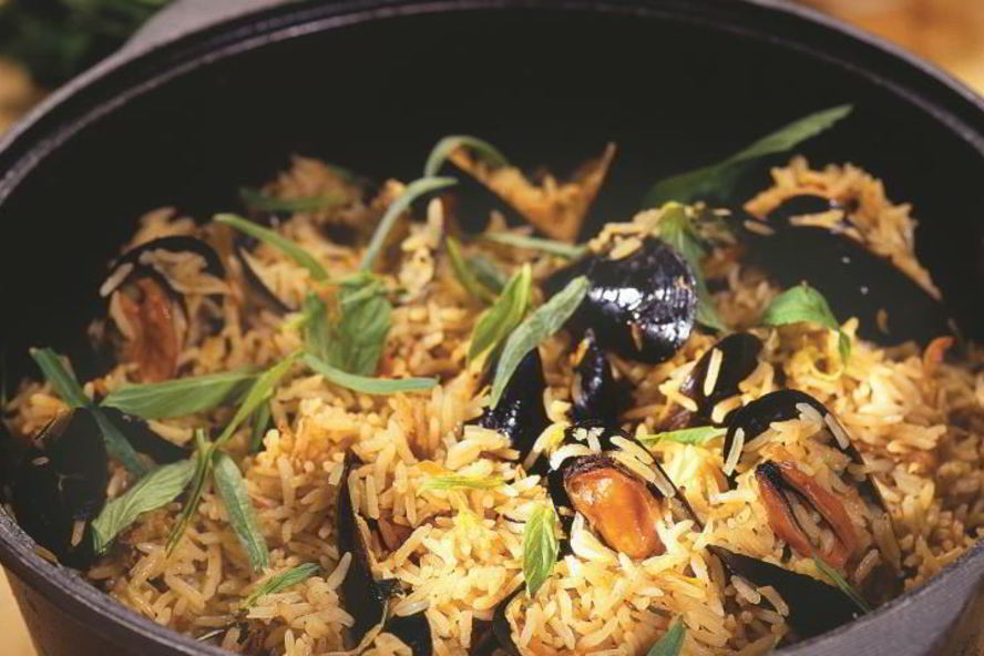 Рецепт плова с мидиями
