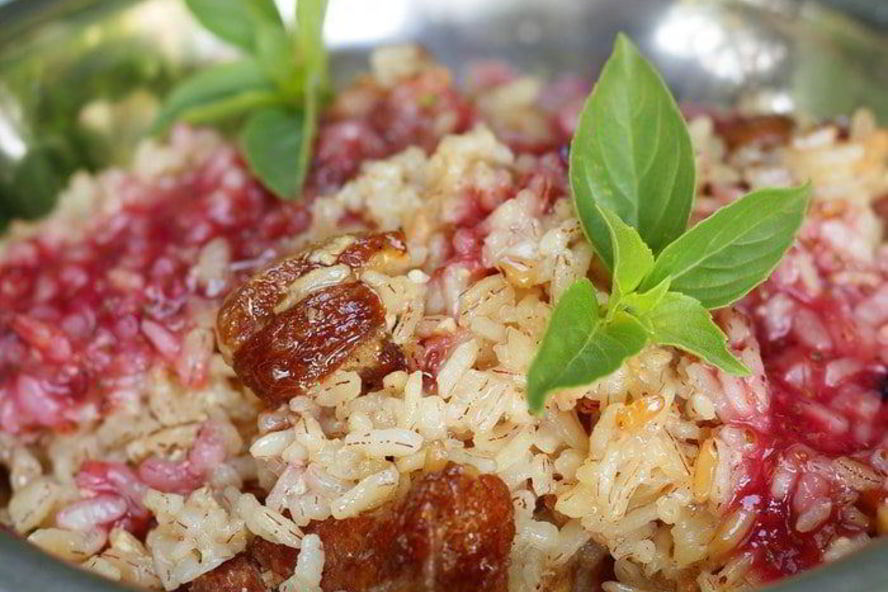 Рецепт плова с разноцветным рисом