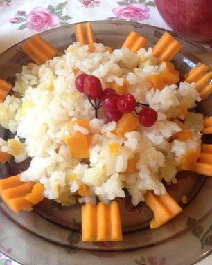 Плов с тыквой и изюмом