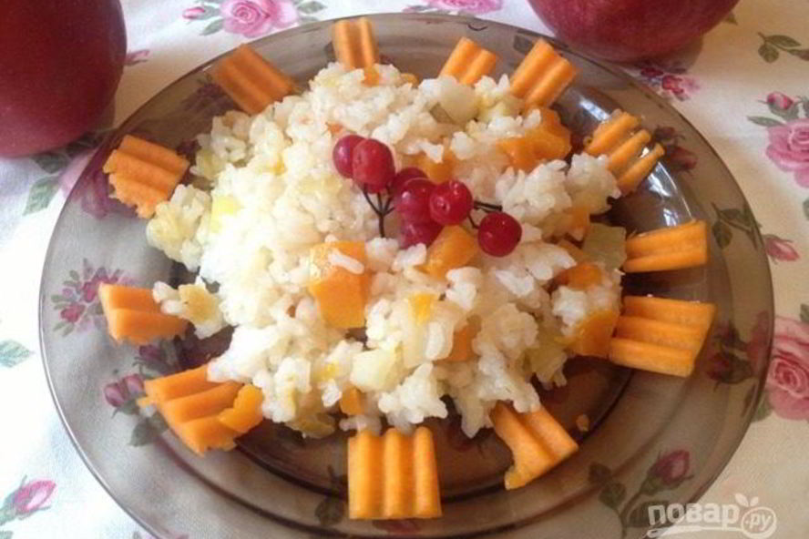 Рецепт плова с тыквой и изюмом