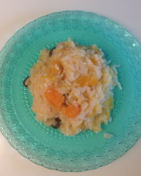 Плов сладкий с тыквой