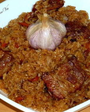 Плов со свиными ребрышками