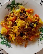 Сладкий плов в мультиварке с сухофруктами, изюмом