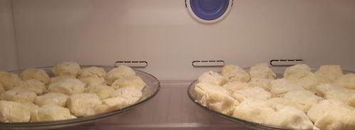 постные картофельные клецки с луком, грибами и сельдереем. Шаг 8