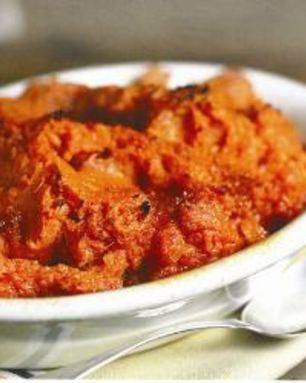 Пюре из сладкого картофеля с апельсиновой глазурью
