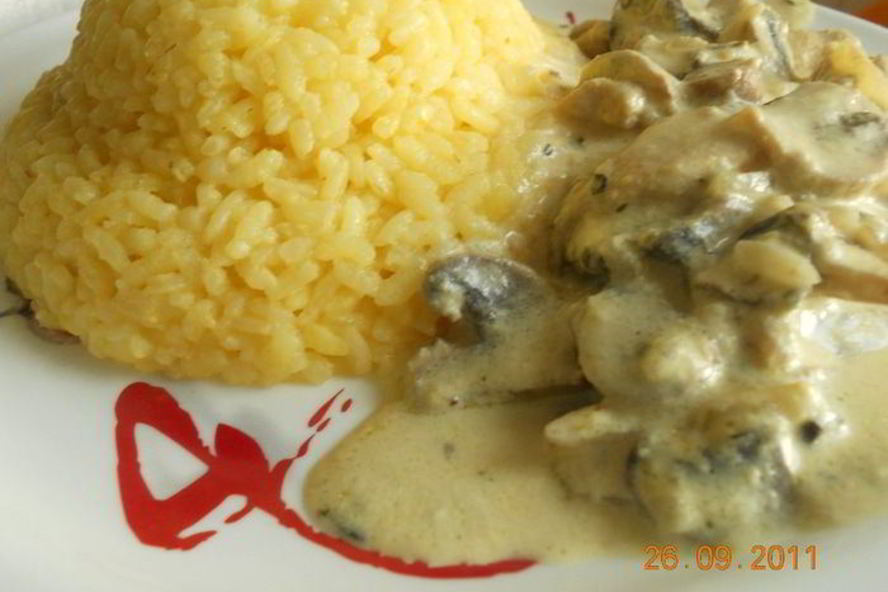 Рецепт фрикасе из курицы с рисом карри