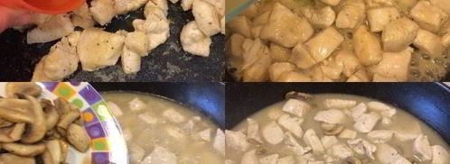 фрикасе из курицы. Шаг 3