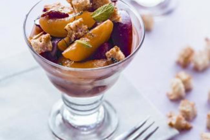 Рецепт мгновенного фруктово-ягодного рагу