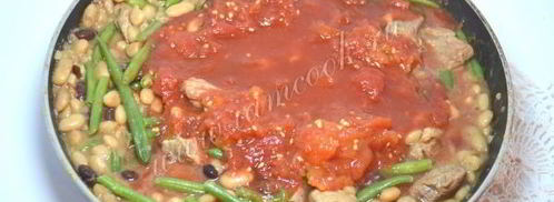 мясное рагу с фасолью. Шаг 6