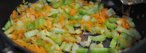 мясное рагу с тыквой спагетти. Шаг 2