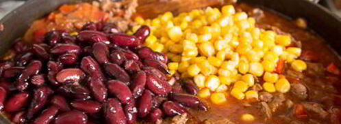 острое мясное рагу с фасолью и кукурузой. Шаг 12
