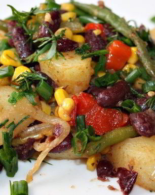 Овощное рагу по-мексикански