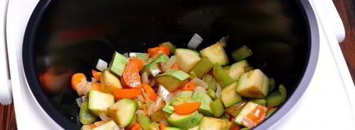 овощное рагу с баклажанами и кабачками в мультиварке. Шаг 4