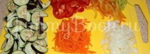 овощное рагу с грибами. Шаг 2