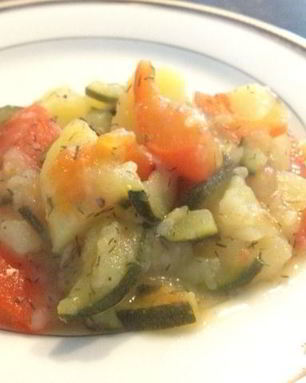 Овощное рагу с картофелем