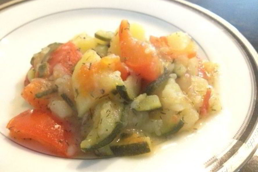 Рецепт овощного рагу с картофелем