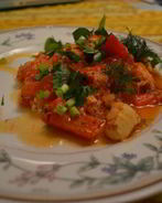 Овощное рагу с куриным филе