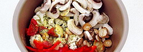 овощное рагу с курицей в мультиварке. Шаг 6