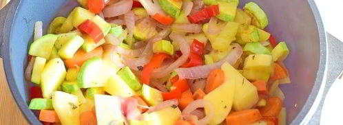 овощное рагу с курицей. Шаг 8