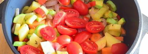 овощное рагу с курицей. Шаг 9