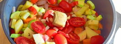 овощное рагу с курицей. Шаг 12