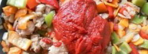 овощное рагу со свининой и кабачками. Шаг 7