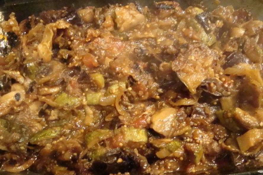 Рецепт постного запеченого овощного рагу