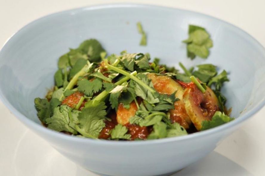 Рецепт пряного овощного рагу с кабачками