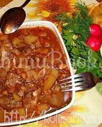 Рагу из баранины и овощей