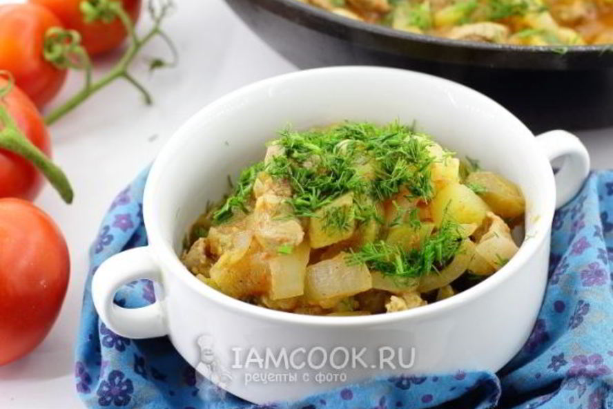 Рецепт рагу из кабачков с мясом