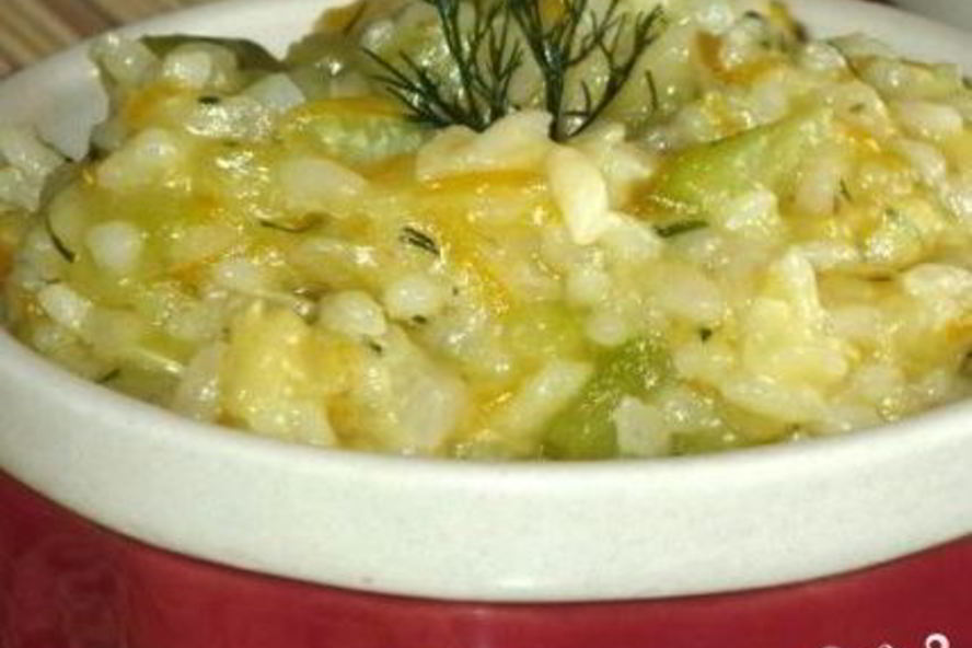 Рецепт рагу из кабачков с рисом
