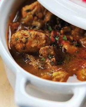 Рагу из козлятины в пиве