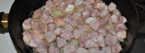 рагу из свинины с тушеной капустой. Шаг 3