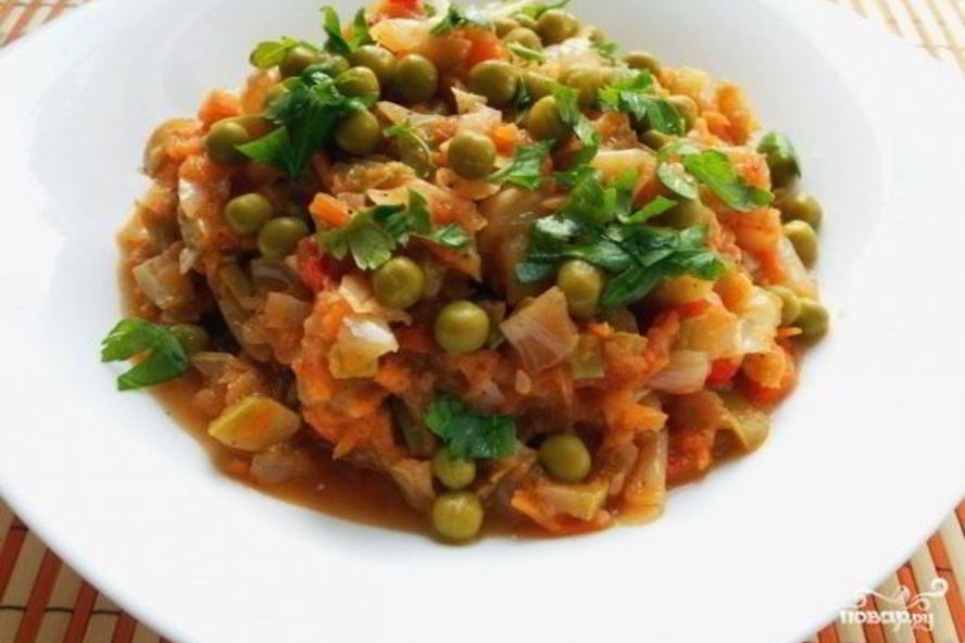 Рецепт рагу из свинины в мультиварке