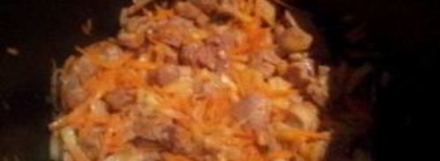 рагу из свинины в мультиварке. Шаг 2