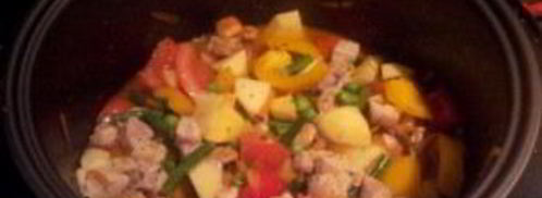 рагу из свинины в мультиварке. Шаг 7