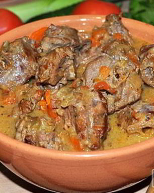 Рагу из телячьих хвостов