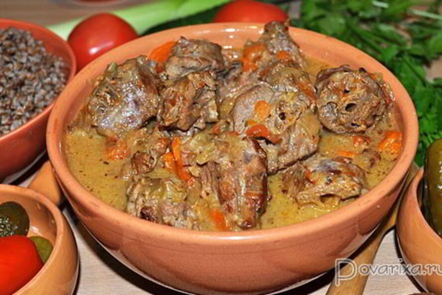 Рецепт рагу из телячьих хвостов